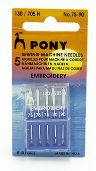 Igły do haftu maszynowego Mix 75/90 (Pony)