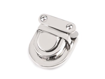 Zapięcie do toreb srebrne 26 x 29 mm 930158