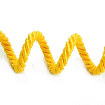 SZNUR SKRĘCANY 7 MM ŻÓŁTY