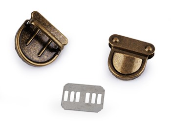 Zapięcie do toreb mosiądz 30x31 mm 080710