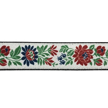 GUMA płaska 40MM KWIATY