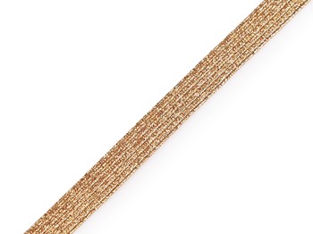 GUMA płaska 7 mm ZŁOTA