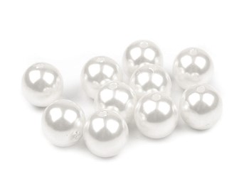 Koraliki plastikowe perłowe 12 mm