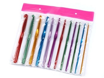 zestaw szydełek aluminiowych