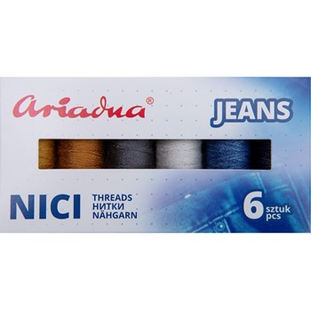 zestaw nici jeans talia 30 nokton