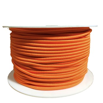 GUMA OKRĄGŁA 3 MM POMARAŃCZ NEON