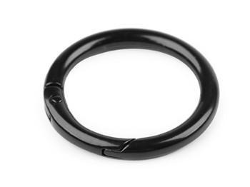 Karabińczyk metalowy zapięcie koło 32mm czarny