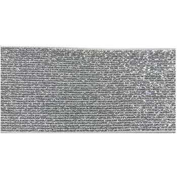 GUMA płaska 50MM SREBRNA