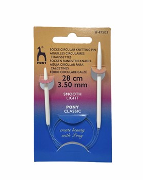 PONY druty na żyłce 28  cm