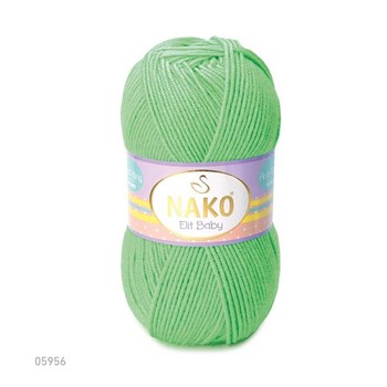 Nako Elit Baby 5956 100g zielony