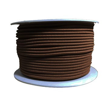 GUMA OKRĄGŁA 3 MM CIEMNO BRĄZOWA