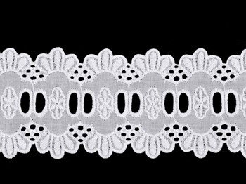 HAFT ANGIELSKI 6,5 CM BIAŁY