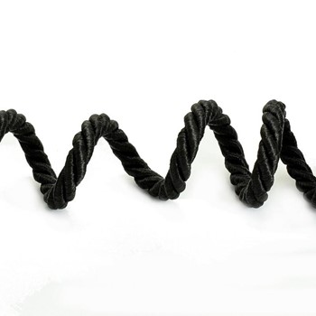SZNUR SKRĘCANY 7 MM CZARNY