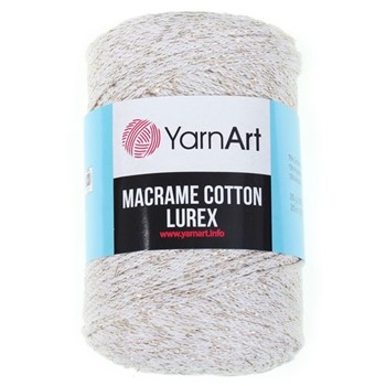 yarn art macrame cotton lurex