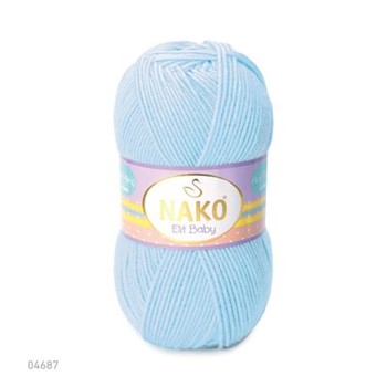 Nako Elit Baby 4687 100g błękit