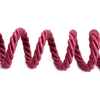 SZNUR SKRĘCANY 7 MM BORDOWY