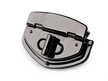 Zapięcie do toreb grafitowe 39 x 54mm 790497