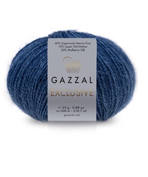 gazzal exclusive merino jedwab moher