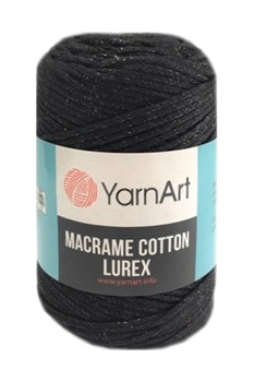 yarn art macrame cotton lurex