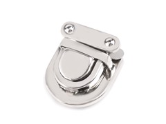 Zapięcie do toreb srebrne 26 x 29 mm 930158