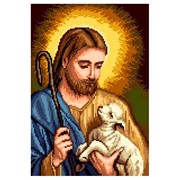 Kanwa Gobelinek 7176 Jezus z owieczką