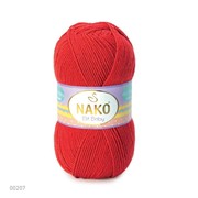 Nako Elit Baby 207 100g czerwony