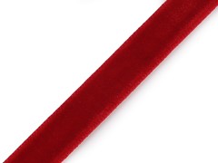 AKSAMITKA 10MM CZERWONA 1 M