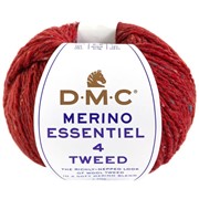 DMC Merino Essentiel 4 Tweed 906 czerwony