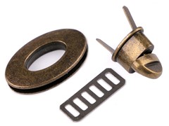 Zapięcie do toreb 23 x 37 mm mosiądz