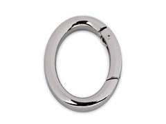 Karabińczyk metalowy zapięcie koło 19mm x 29mm