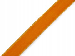 AKSAMITKA 10MM POMARAŃCZOWA 1M