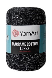 yarn art macrame cotton lurex