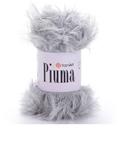 YarnArt Piuma 4406 szara