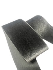 AKSAMITKA 50MM CIEMNY SZARY 1m