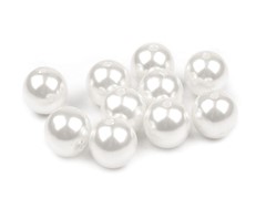 Koraliki plastikowe perłowe 12 mm