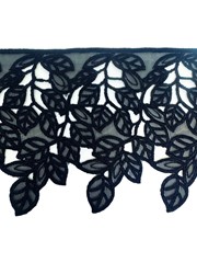 HAFT NA MONOFILU 12,5 CM CZARNY