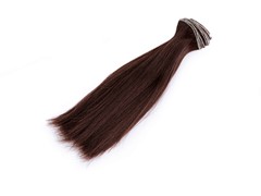 Włosy dla lalek brązowe 15 cm