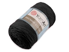 Yarn Art Macrame Cotton 750 czarny