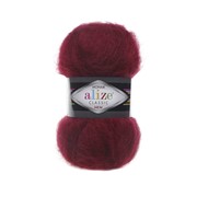 Alize Mohair Classic 57 ciemny czerwony