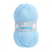 DMC KNITTY 6 gruby akryl  675 błękit