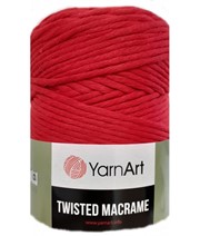 Yarn Art Twisted Macrame 773 czerwony
