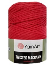 Yarn Art Twisted Macrame 773 czerwony