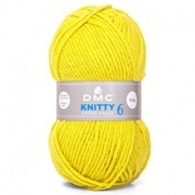 DMC KNITTY 6 gruby akryl 819 żółty