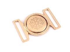 Zapięcie ozdobne metalowe 30 mm ZŁOTE