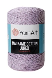 Yarn Art Macrame Cotton Lurex 734 lila
