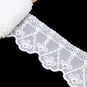HAFT ANGIELSKI 7 CM BIAŁY