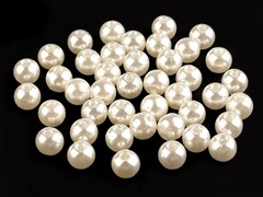 Koraliki plastikowe perłowe 8 mm PERŁOWE (F1)