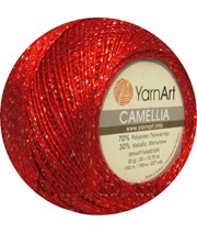 Yarn Art Camellia  416 czerwony