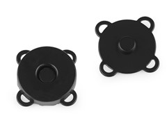 Zapięcie magnetyczne do przyszycia 18mm czarny