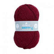 DMC KNITTY 6 gruby akryl  841 bordo